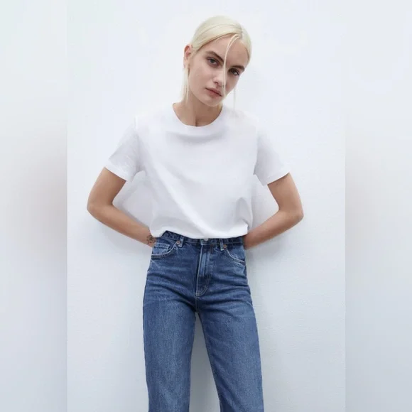 ZARA JEANS size 6 US (new condition, tags included). High rise - Ankle lenght - Picture 3 of 9